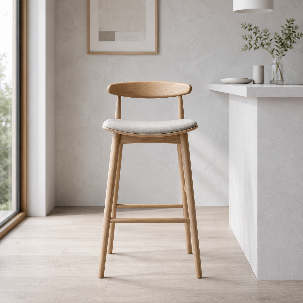 Tabouret de bar scandinave