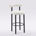 Tabouret de bar moderne blanc - Aarhus