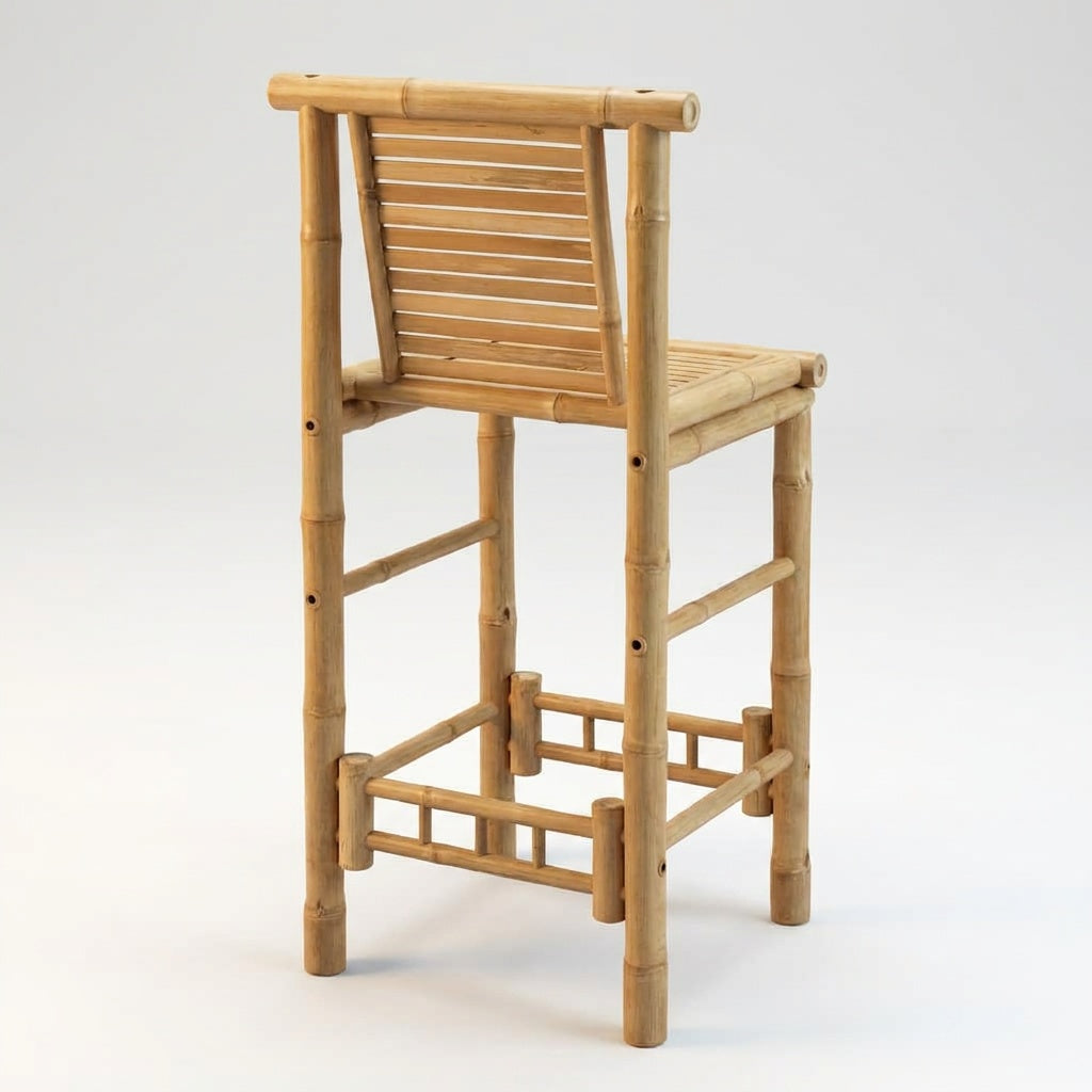 Tabouret de bar en bambou - Bora