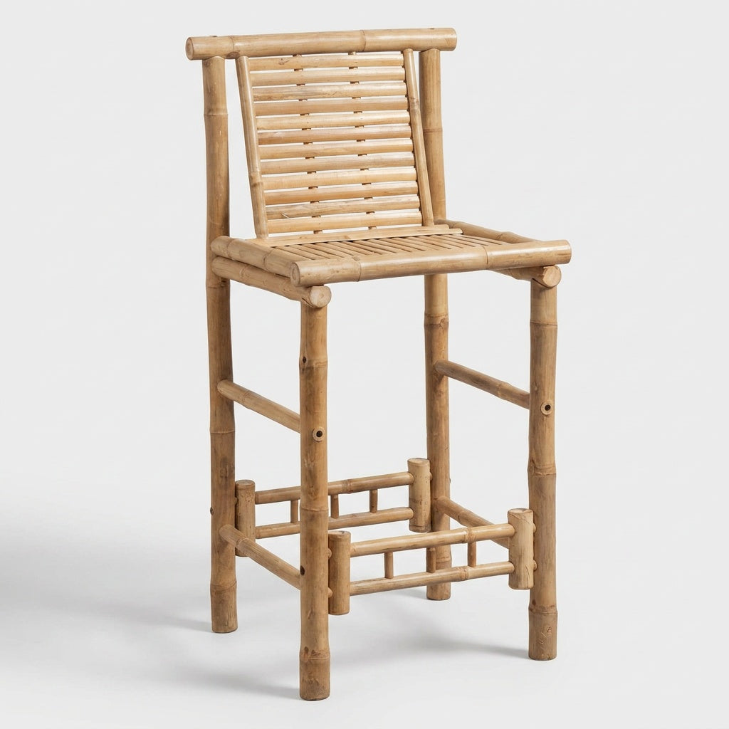Tabouret de bar en bambou - Bora