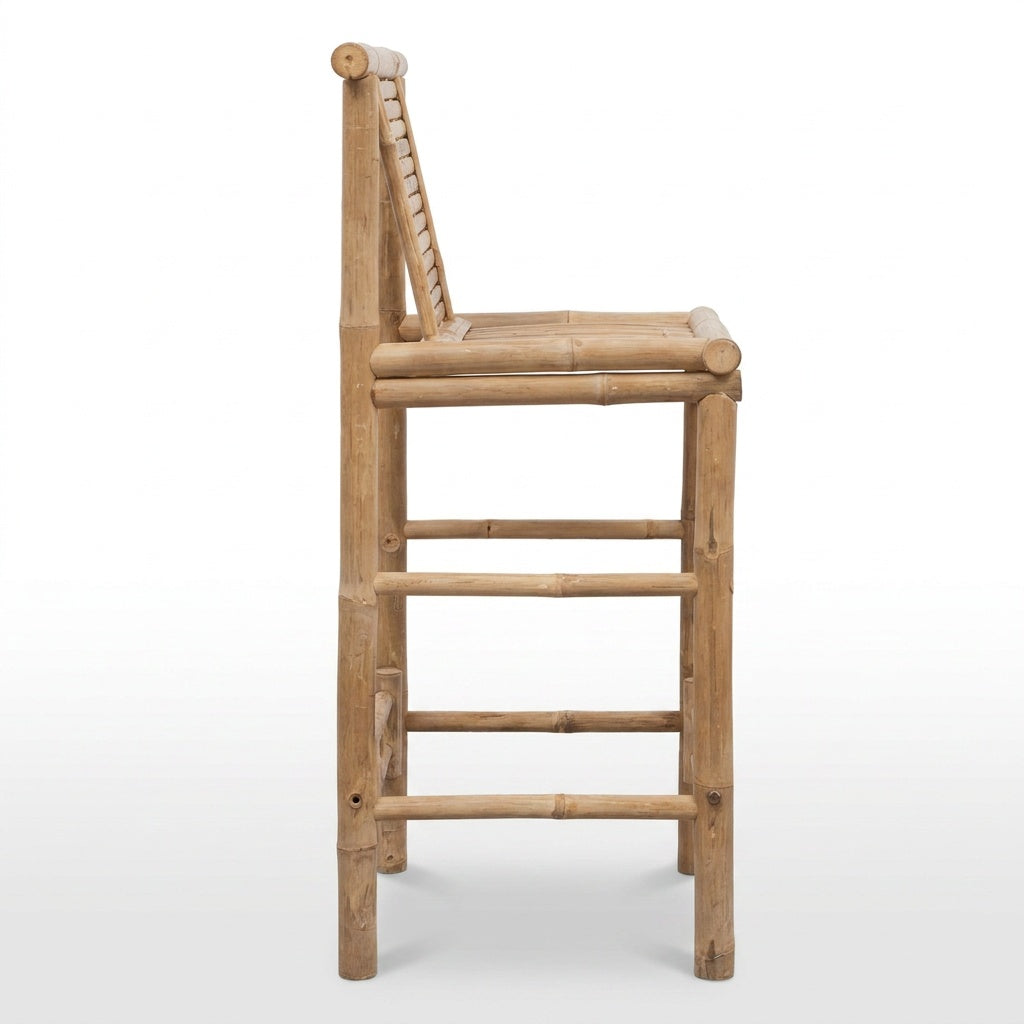 Tabouret de bar en bambou - Bora