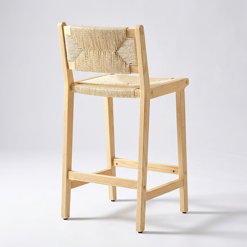 Tabouret de bar en pin massif - Oslo
