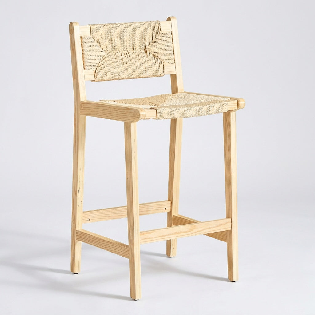 Tabouret de bar en pin massif - Oslo