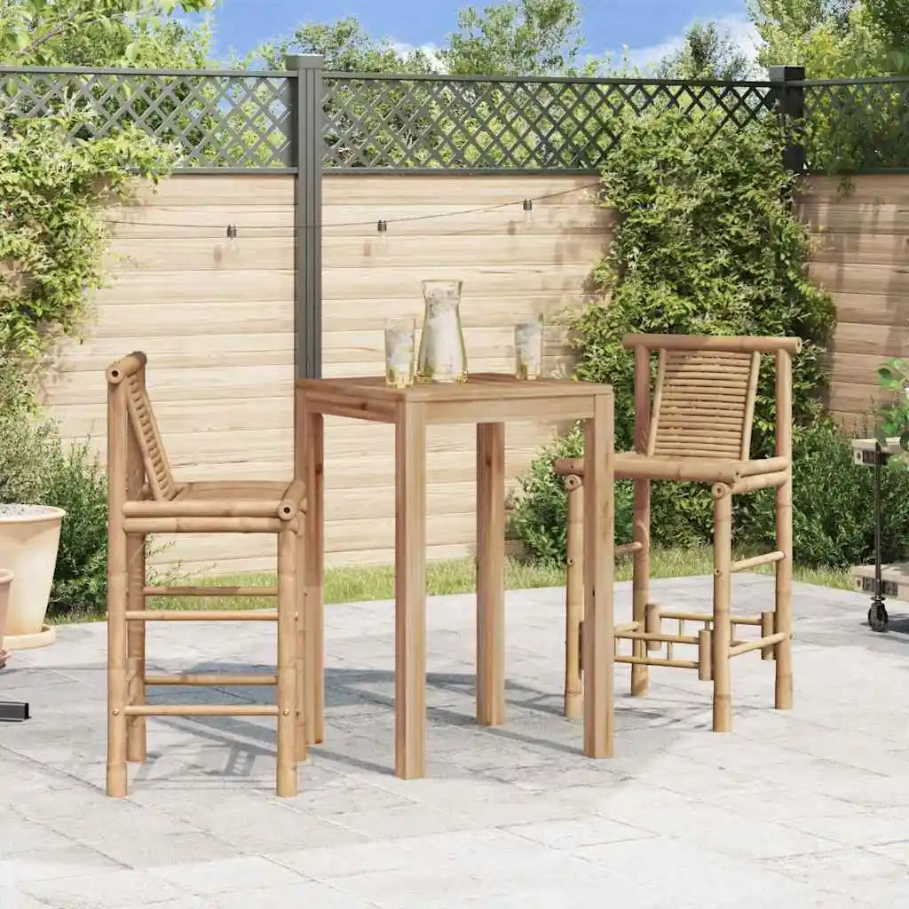 Tabouret de bar en bambou - Bora