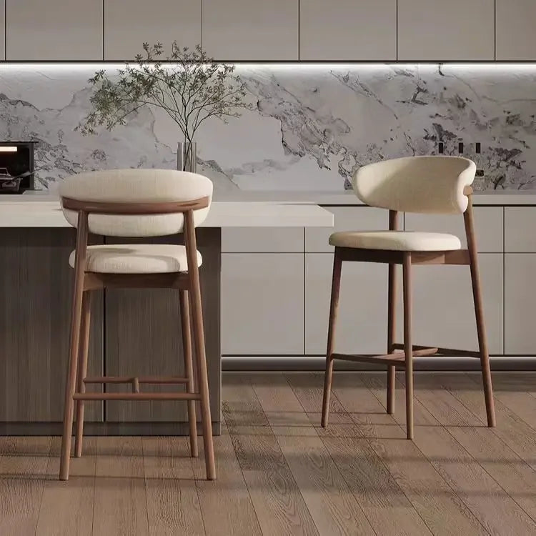 Tabouret de Bar Lin & Noyer - Milano