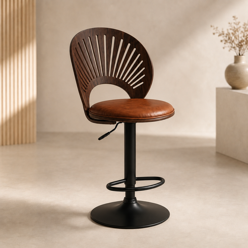 Tabouret de bar Noyer