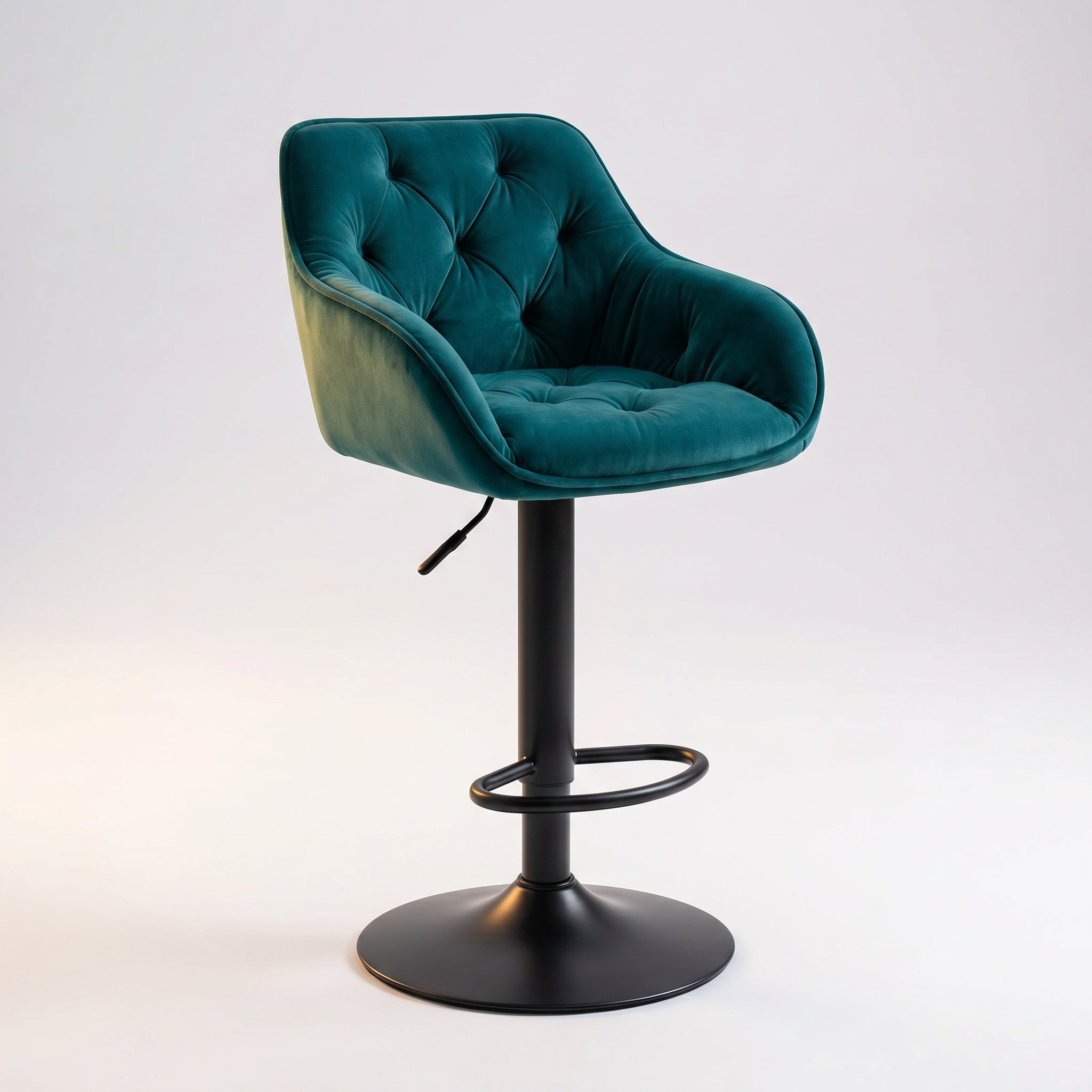 Tabourets de Bar Velours Émeraude - Mayfair (Lot de 2)