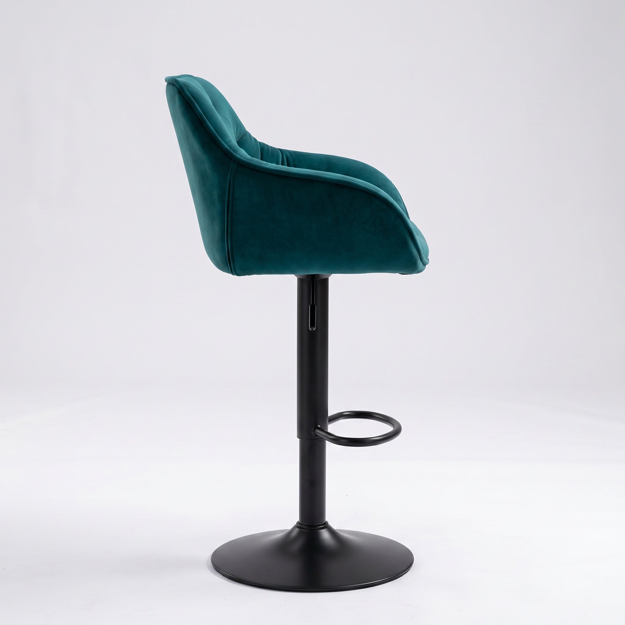 Tabourets de Bar Velours Émeraude - Mayfair (Lot de 2)